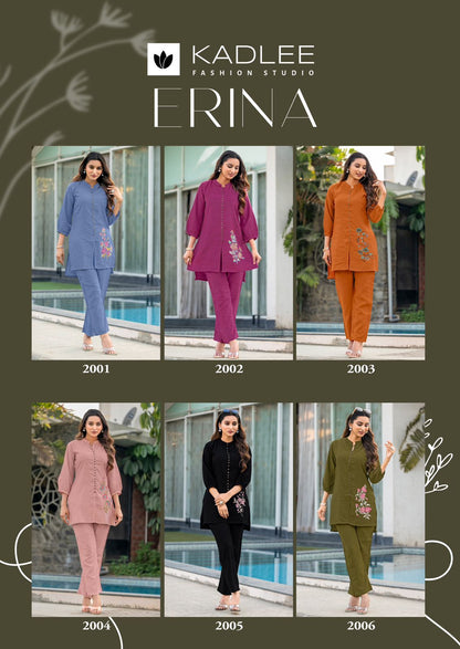 Erina Kadlee Viscose Co Ord Set Wholesaler India