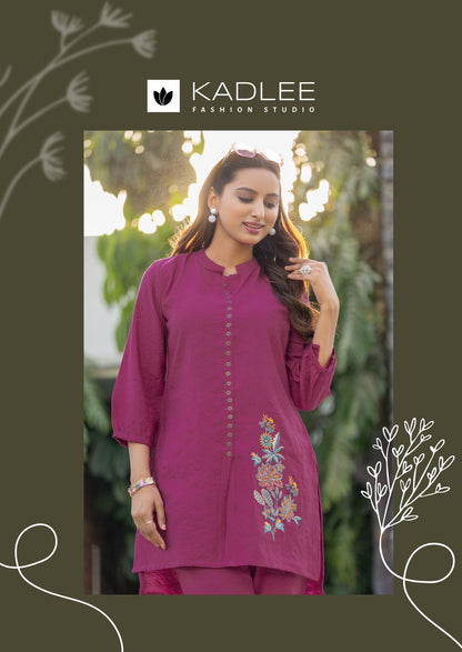 Erina Kadlee Viscose Co Ord Set Wholesaler India