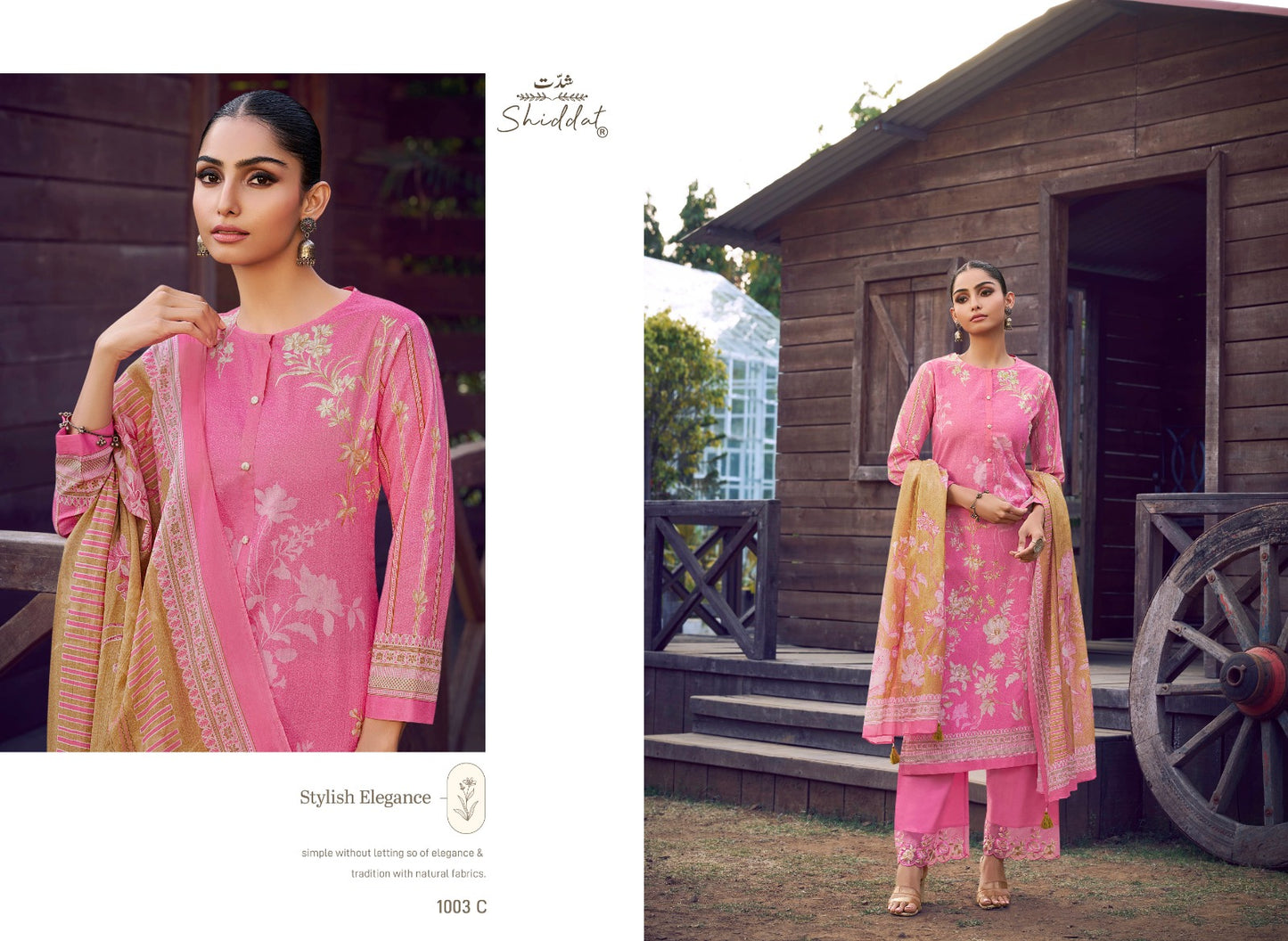 Eris 1003 Shiddat Cambric Pant Style Suits Exporter Ahmedabad