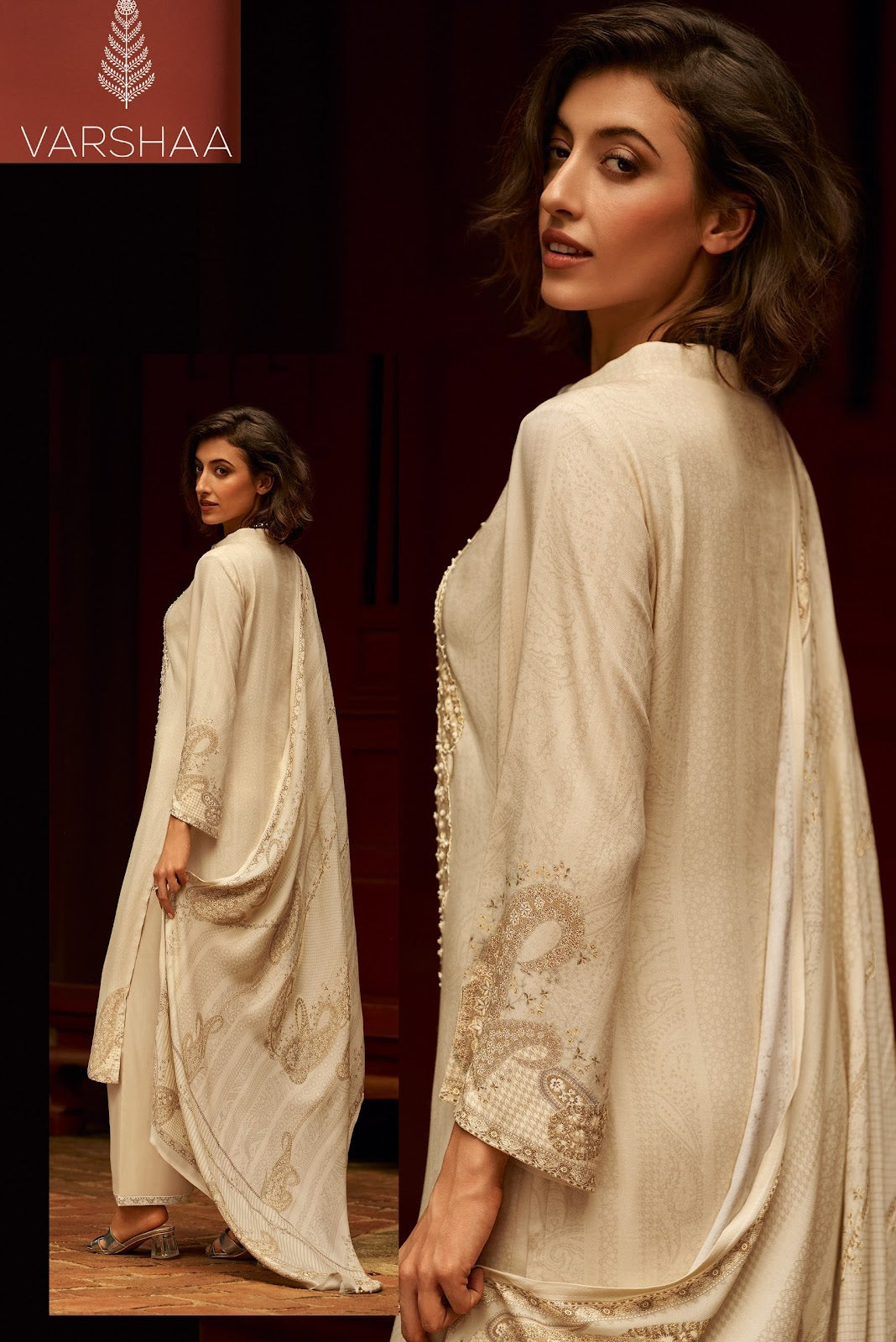 Eris Varshaa Viscose Modal Pant Style Suits Exporter Gujarat