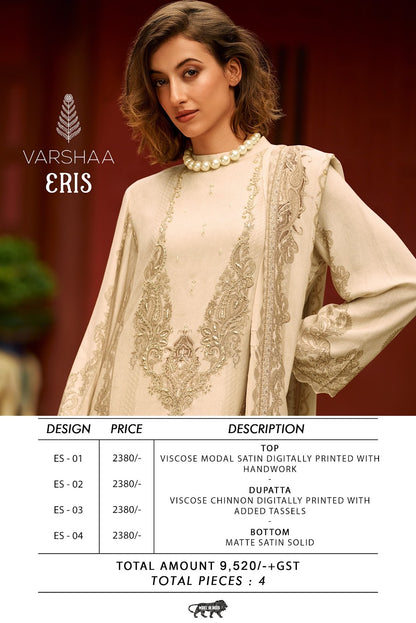 Eris Varshaa Viscose Modal Pant Style Suits Exporter Gujarat