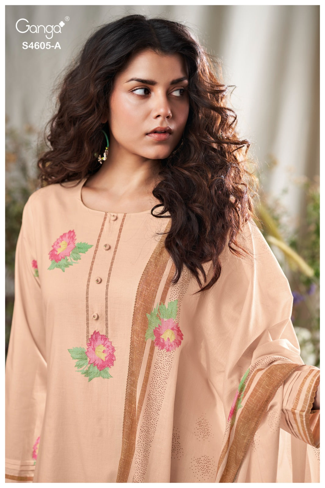 Erixa 4605 Ganga Cotton Plazzo Style Suits Wholesale Price