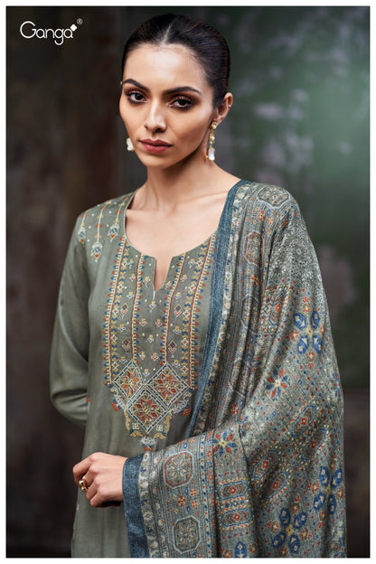 Eriya 3823 Ganga Pashmina Suits Manufacturer Ahmedabad