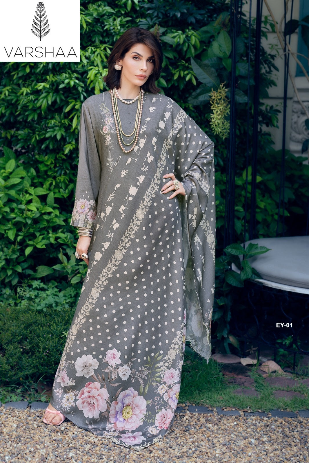 Erya Varshaa Viscose Muslin Pant Style Suits Wholesale Rate