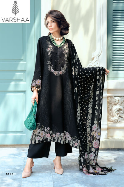 Erya Varshaa Viscose Muslin Pant Style Suits Wholesale Rate