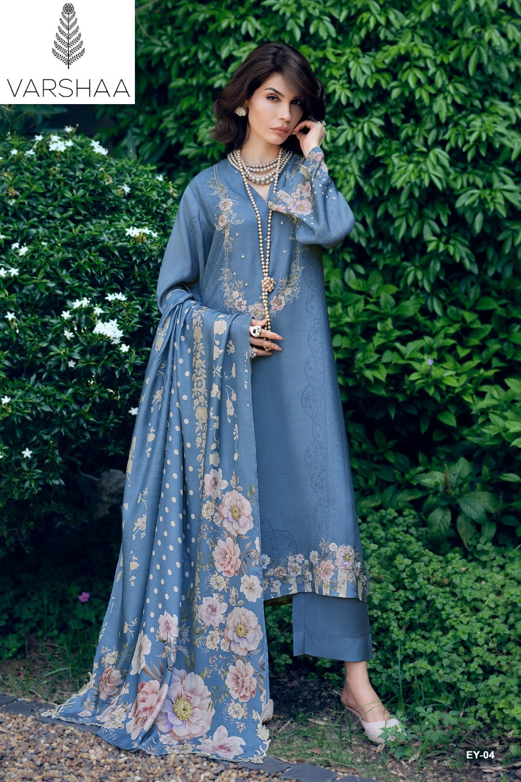 Erya Varshaa Viscose Muslin Pant Style Suits Wholesale Rate