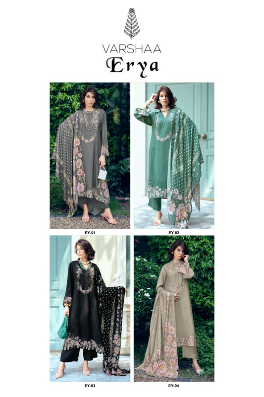 Erya Varshaa Viscose Pashmina Suits Supplier Gujarat