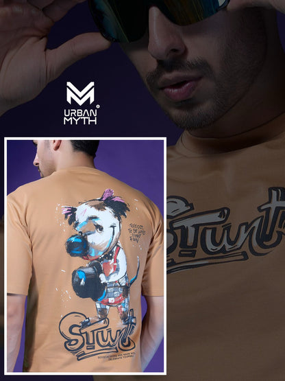 Es-110 Elevate Series Urban Myth Cotton Looper Mens Tshirts Exporter