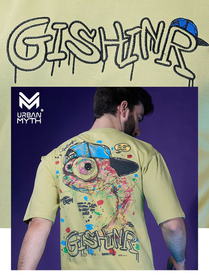 Es-110 Elevate Series Urban Myth Cotton Looper Mens Tshirts Exporter