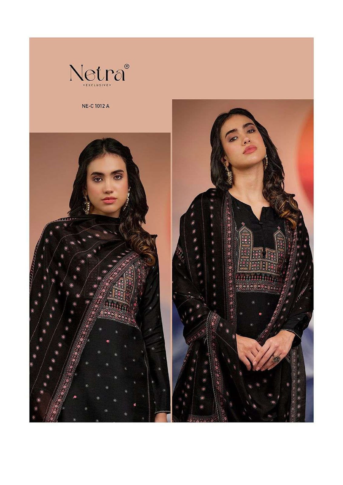 Esha Netra Pure Bemberg Pant Style Suits Wholesale Price