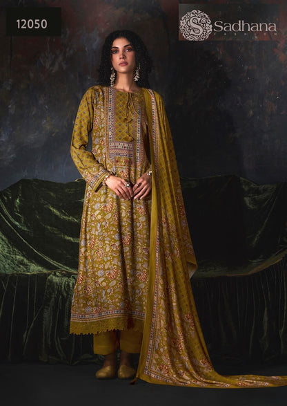 Esha Sadhana Viscose Pashmina Suits Wholesaler Ahmedabad