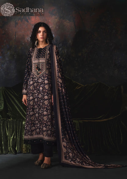 Esha Sadhana Viscose Pashmina Suits Wholesaler Ahmedabad