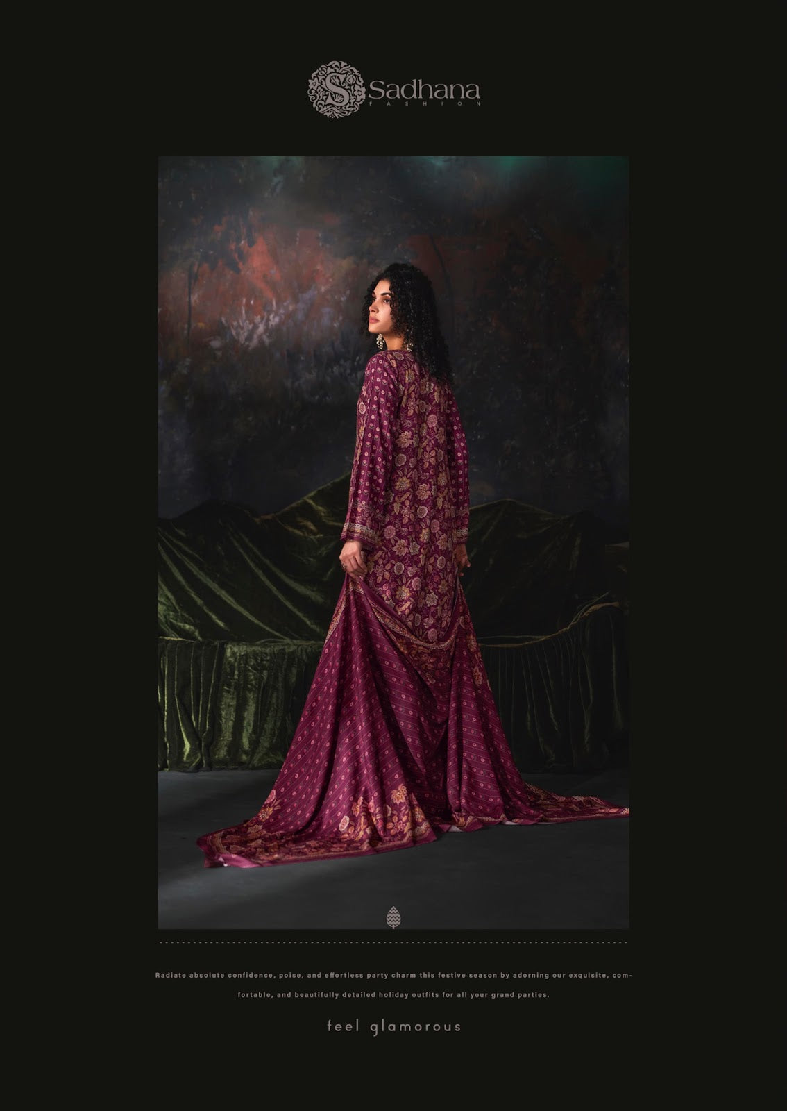 Esha Sadhana Viscose Pashmina Suits Wholesaler Ahmedabad