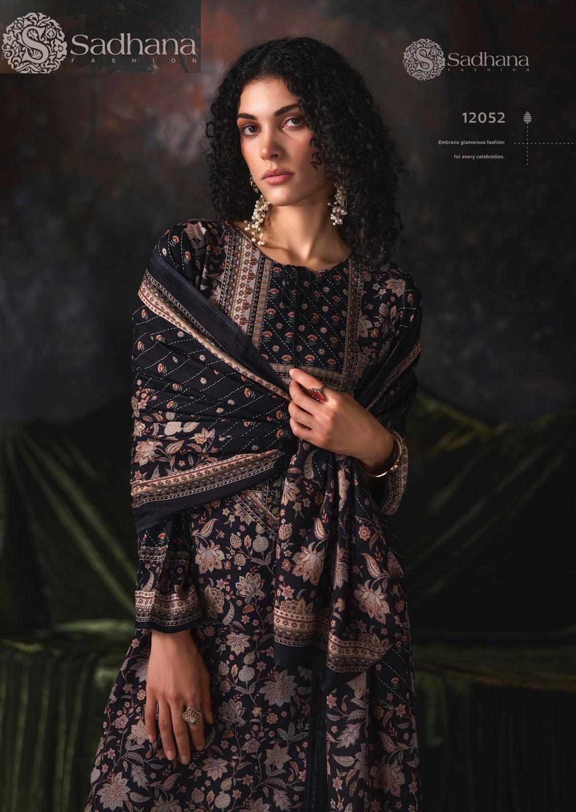 Esha Sadhana Viscose Pashmina Suits Wholesaler Ahmedabad