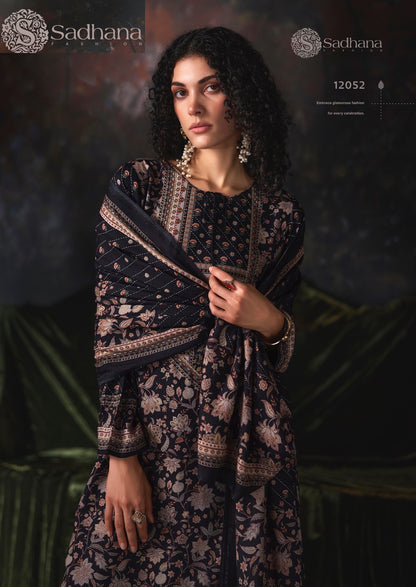 Esha Sadhana Viscose Pashmina Suits Wholesaler Ahmedabad