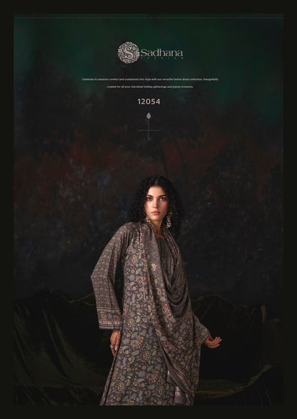 Esha Sadhana Viscose Pashmina Suits Wholesaler Ahmedabad