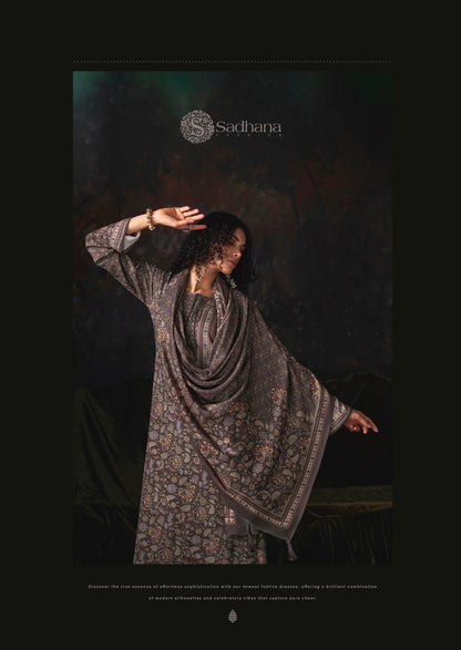 Esha Sadhana Viscose Pashmina Suits Wholesaler Ahmedabad