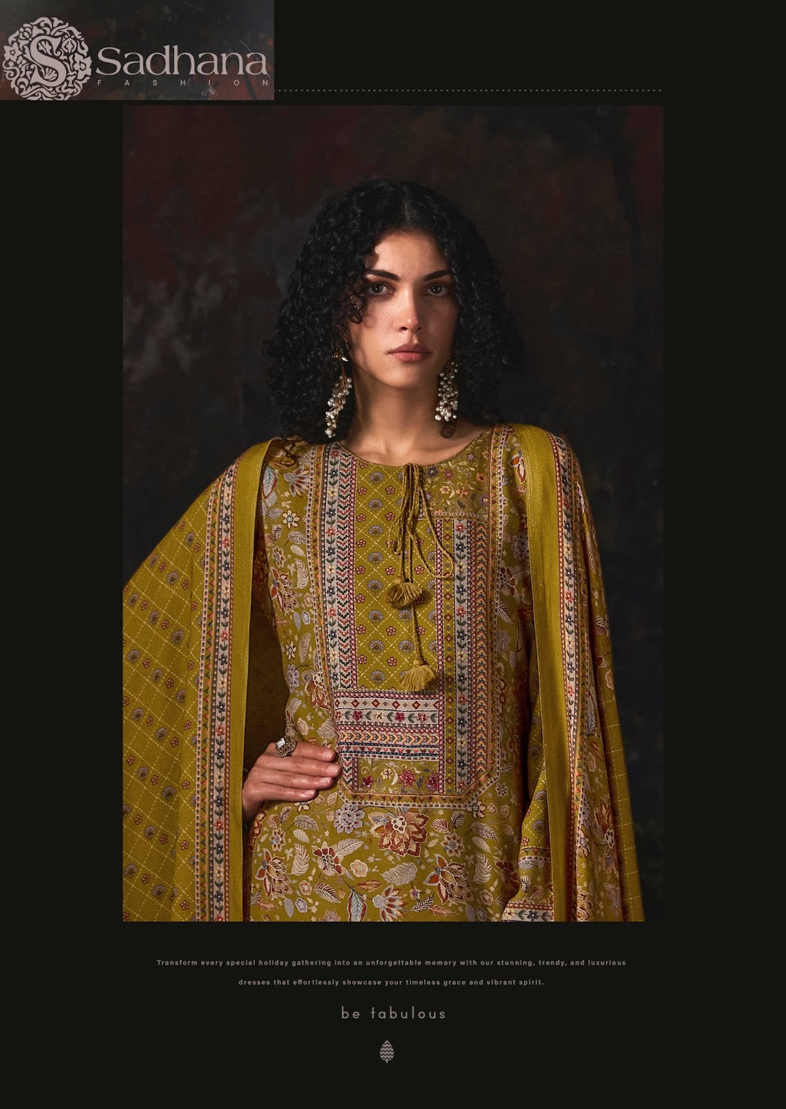 Esha Sadhana Viscose Pashmina Suits Wholesaler Ahmedabad