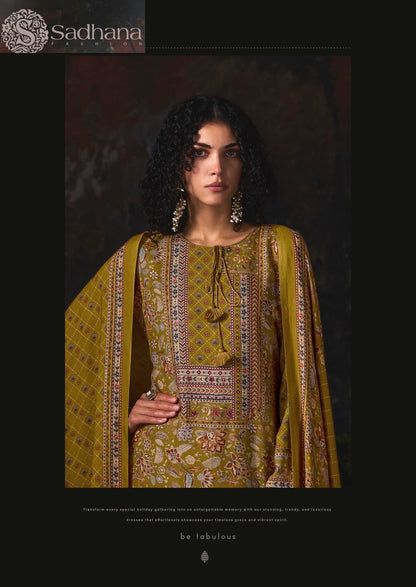Esha Sadhana Viscose Pashmina Suits Wholesaler Ahmedabad