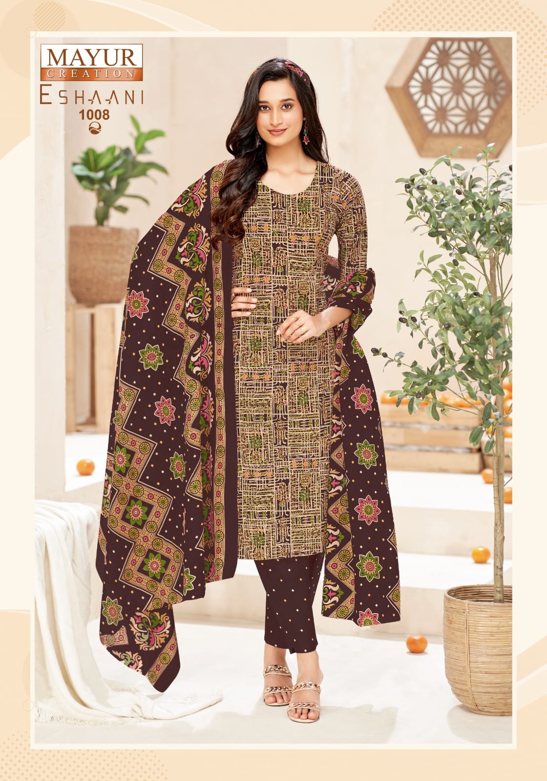 Eshaani Vol 1 Mayur Creation Cotton Dress Material Manufacturer Ahmedabad