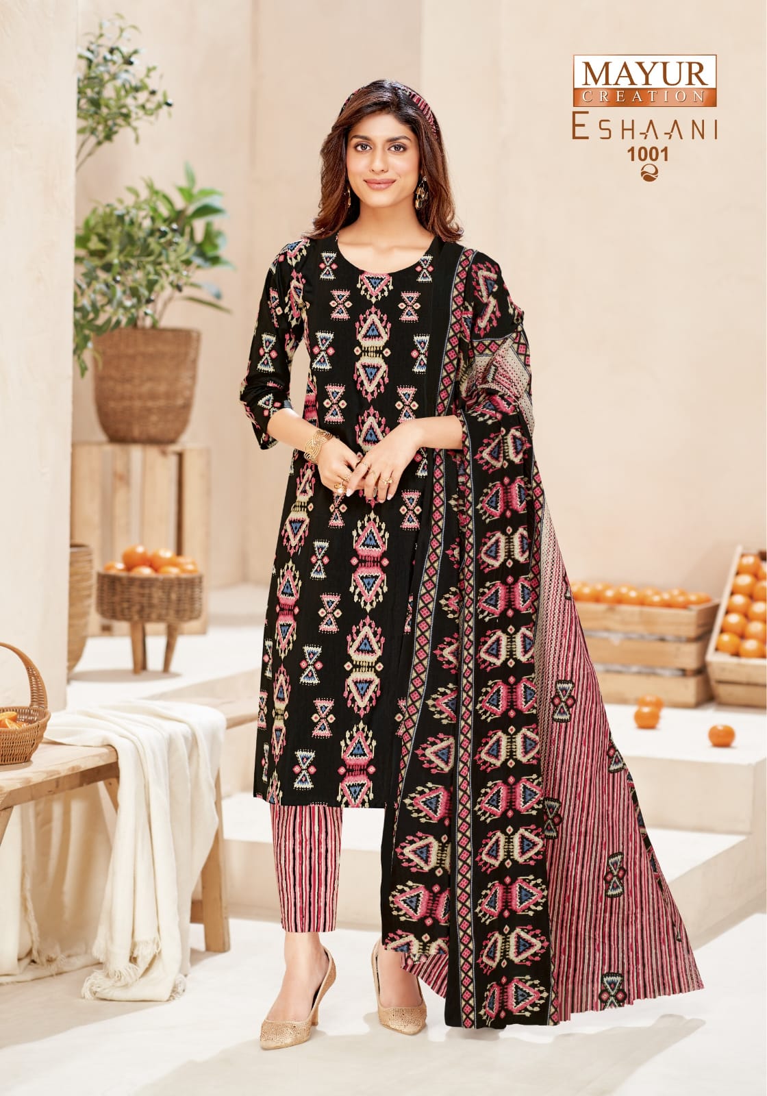 Eshaani Vol 1 Mayur Creation Cotton Dress Material Manufacturer Ahmedabad