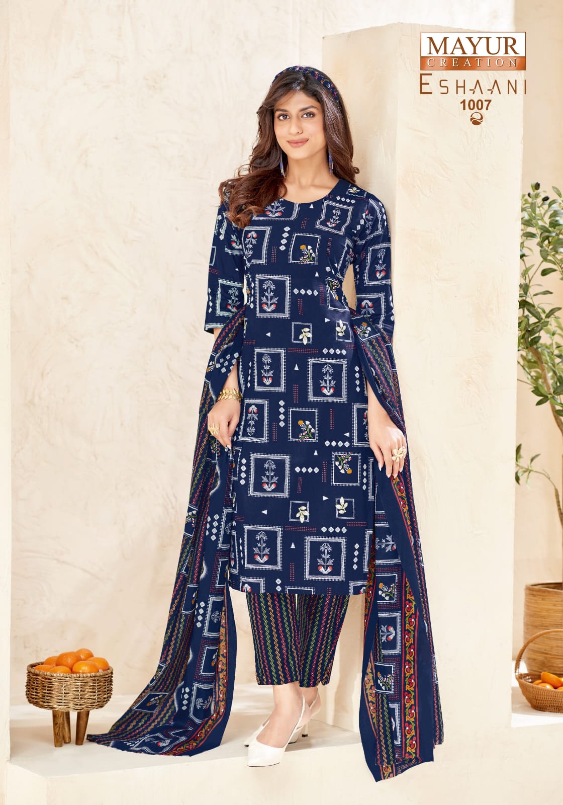 Eshaani Vol 1 Mayur Creation Cotton Dress Material Manufacturer Ahmedabad