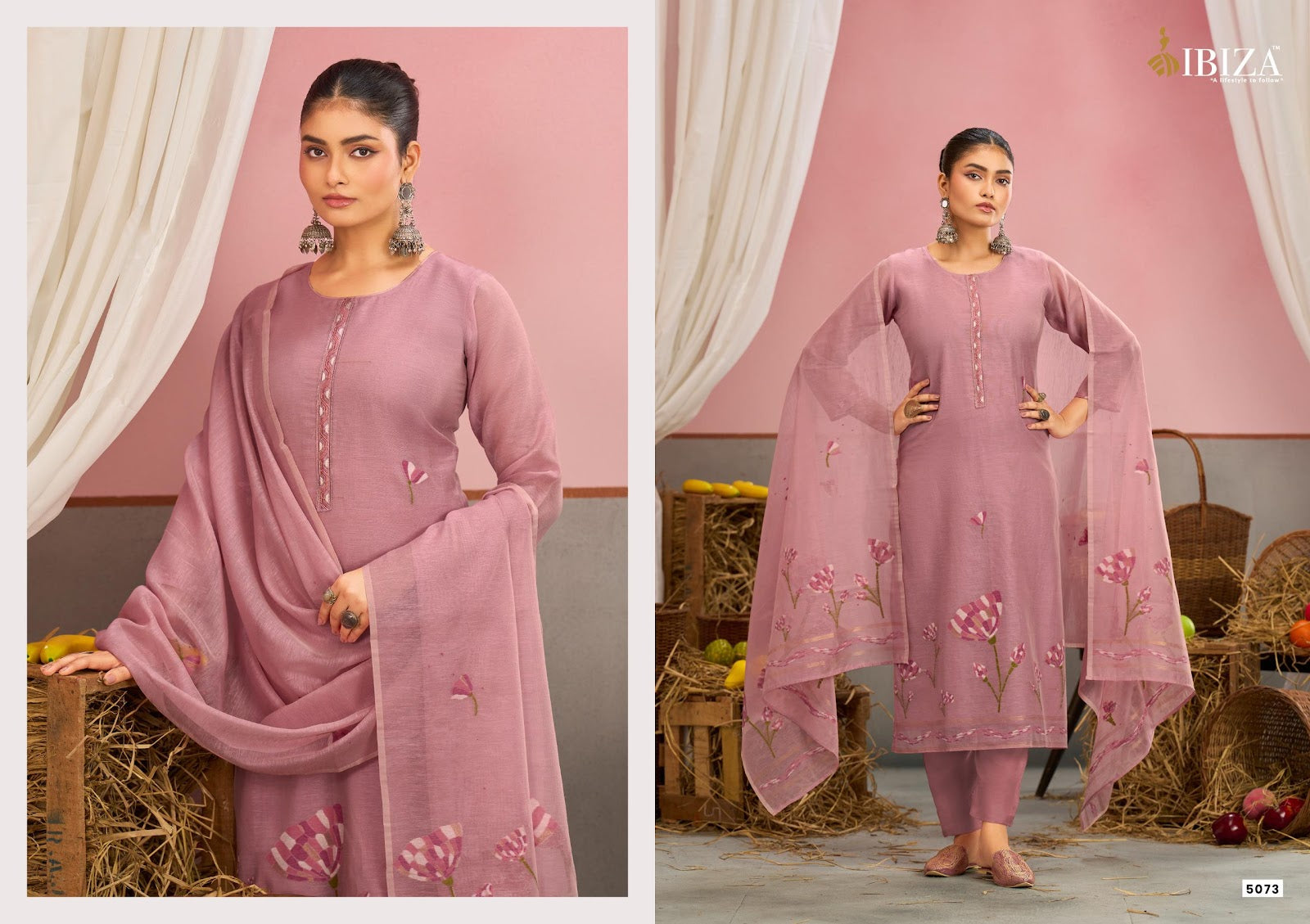 Eshal Ibiza Organic Cotton Pant Style Suits Wholesaler India