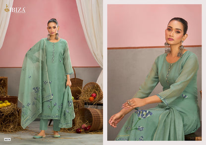 Eshal Ibiza Organic Cotton Pant Style Suits Wholesaler India