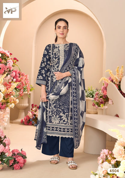 Eshal Vp Brand Lawn Cotton Karachi Salwar Suits Wholesale Price