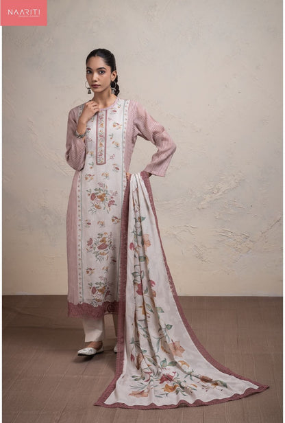 Eshami Naariti Mul Chanderi Pant Style Suits Wholesale