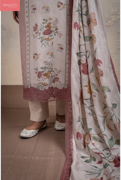 Eshami Naariti Mul Chanderi Pant Style Suits Wholesale