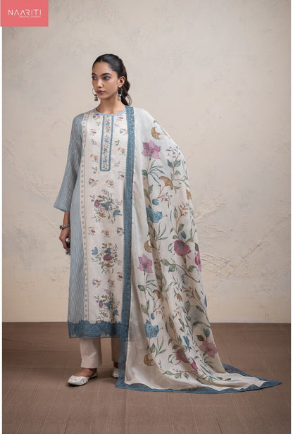 Eshami Naariti Mul Chanderi Pant Style Suits Wholesale