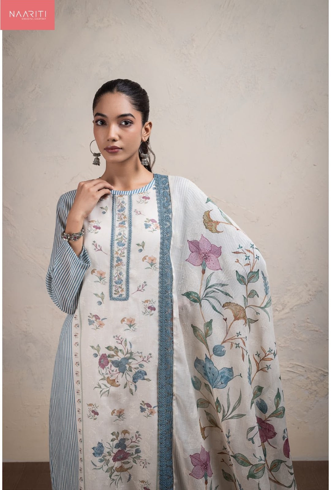 Eshami Naariti Mul Chanderi Pant Style Suits Wholesale