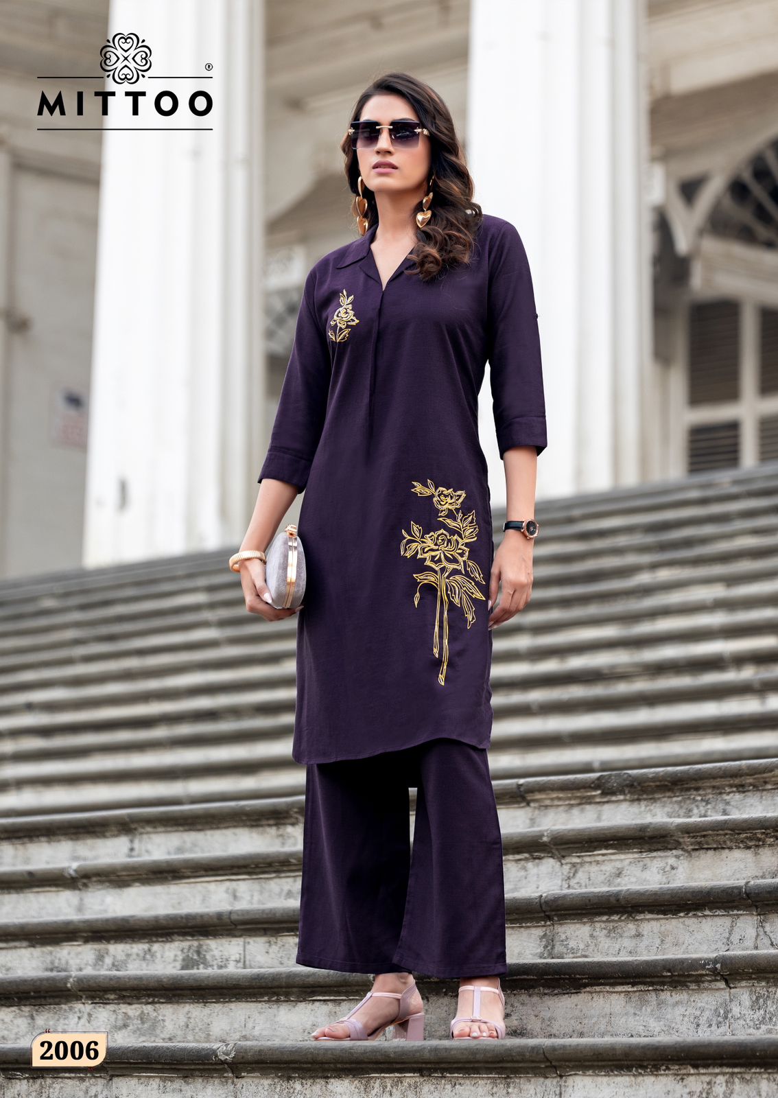 Eshani Mittoo Rayon Co Ord Set Supplier India