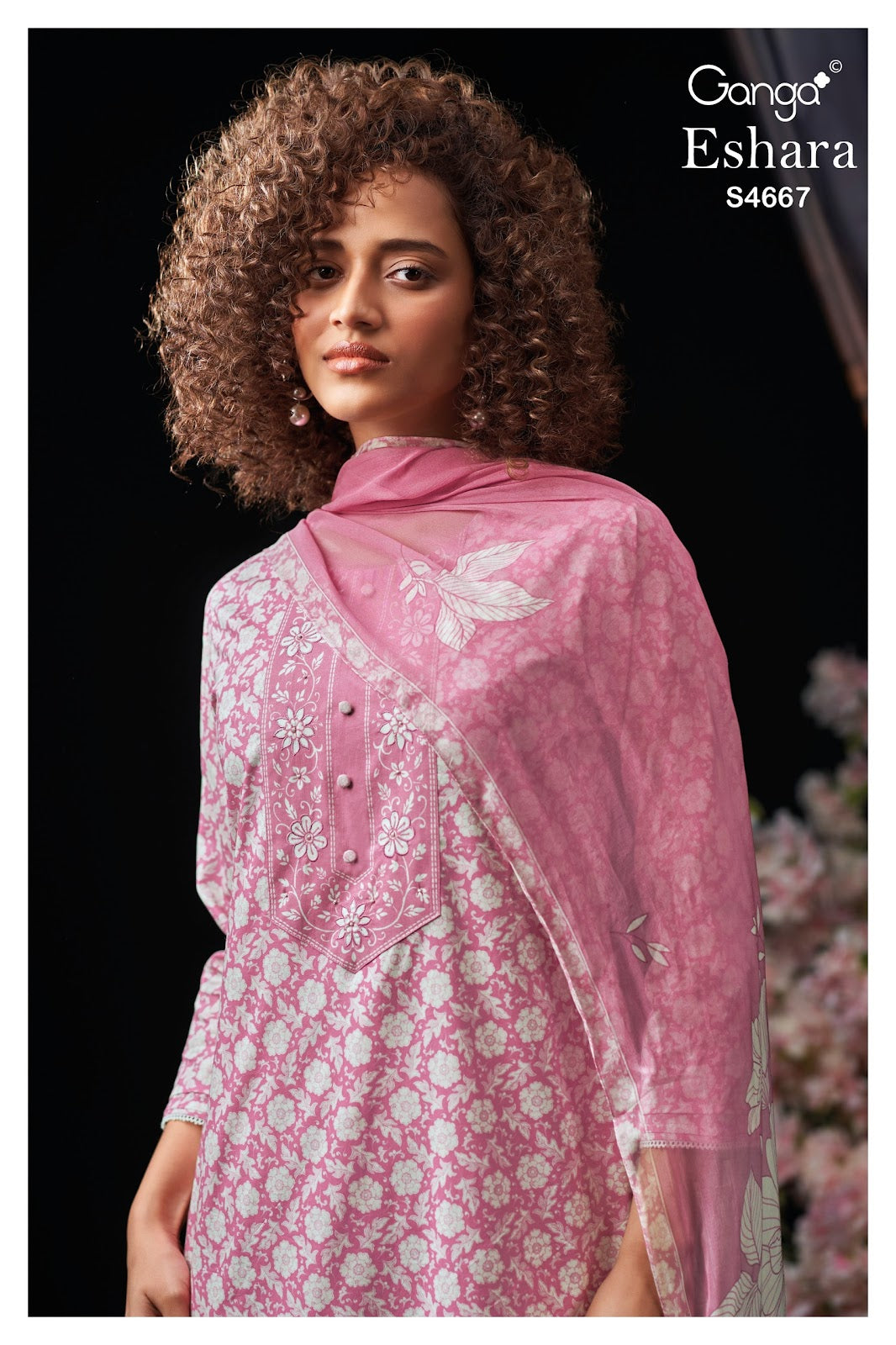 Eshara S4667 Ganga Cotton Pant Style Suits Manufacturer India