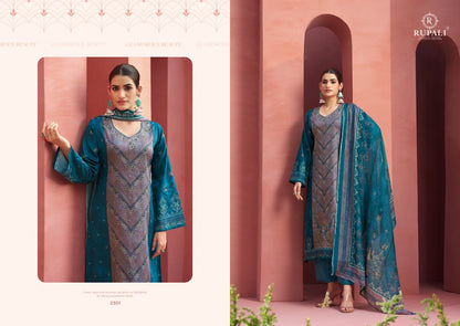 Eshika Rupali Jam Satin Karachi Salwar Suits Exporter