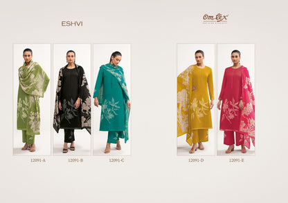 Eshvi Omtex Lawn Cotton Pant Style Suits Exporter India