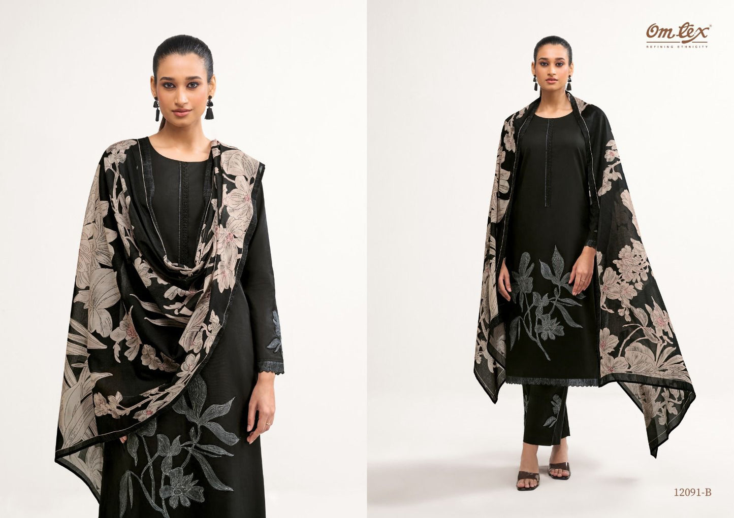 Eshvi Omtex Lawn Cotton Pant Style Suits Exporter India