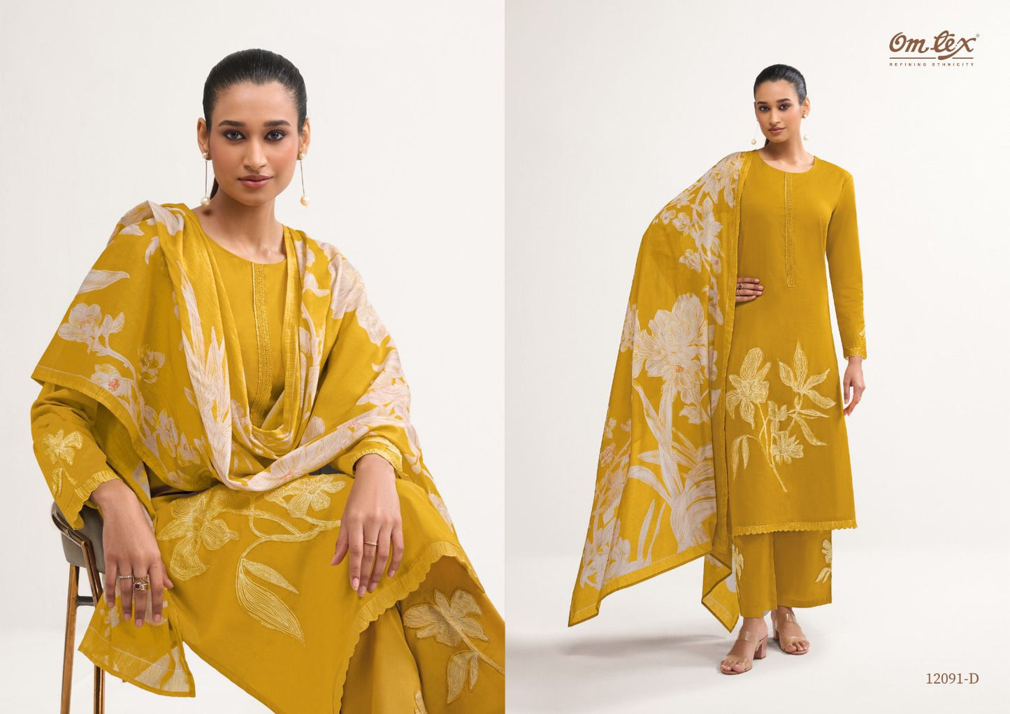 Eshvi Omtex Lawn Cotton Pant Style Suits Exporter India