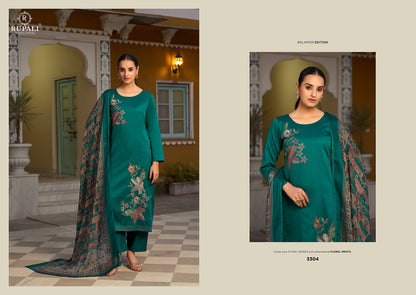 Eshvika Rupali Jam Satin Pant Style Suits Wholesaler