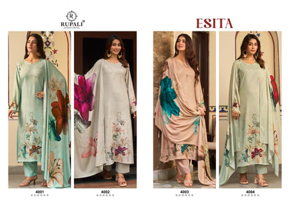 Esita Rupali Viscose Pashmina Suits Wholesaler Gujarat