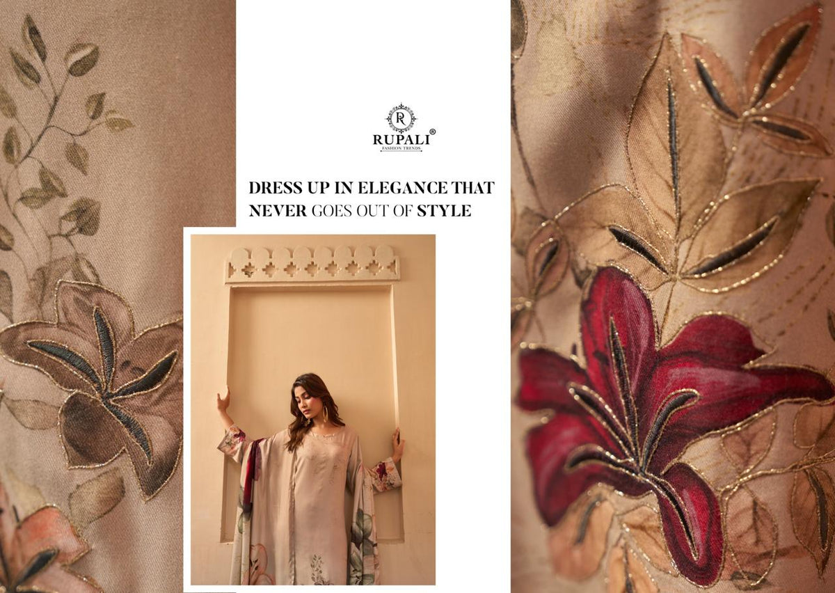 Esita Rupali Viscose Pashmina Suits Wholesaler Gujarat