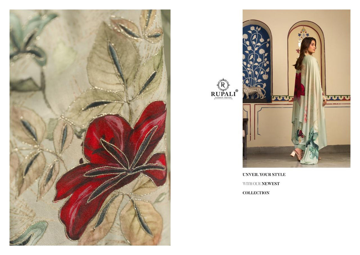 Esita Rupali Viscose Pashmina Suits Wholesaler Gujarat