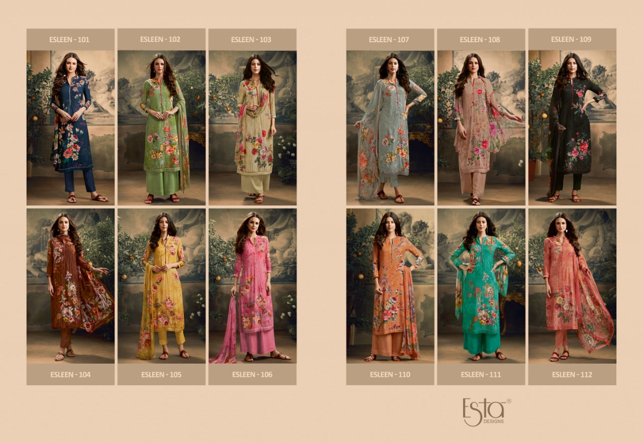 Esleen Esta Designs Pashmina Suits Manufacturer Ahmedabad