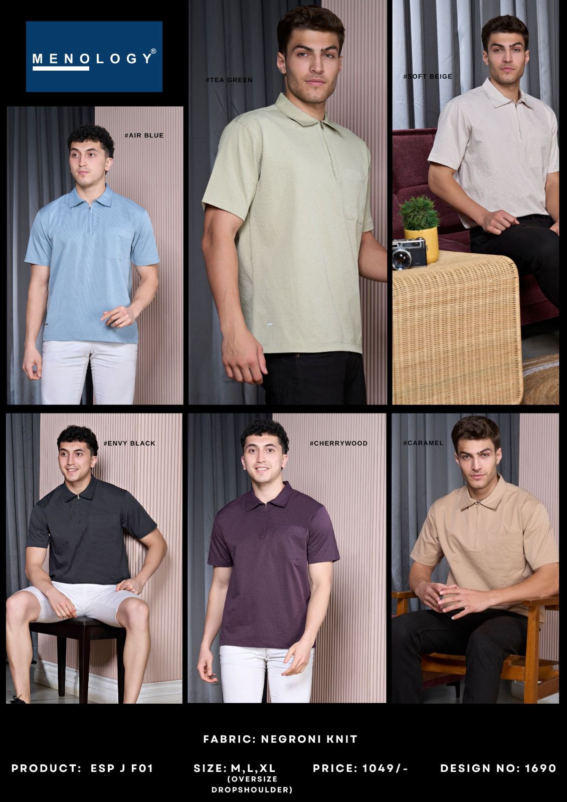 Esp J F 1 Menology Knit Mens Tshirts Wholesale Price