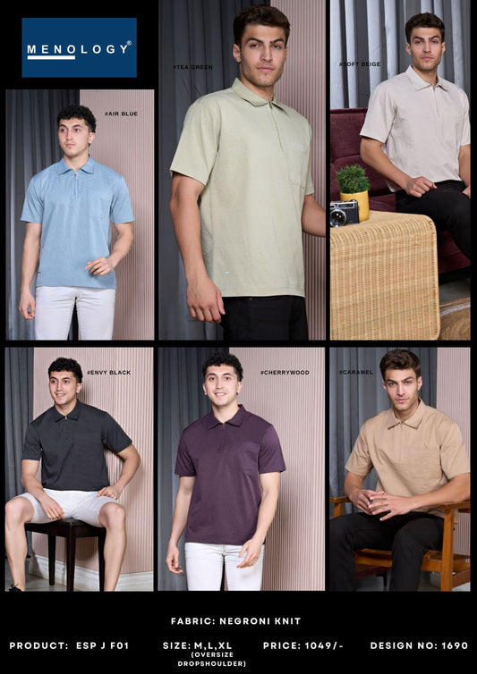 Esp J F 1 Menology Knit Mens Tshirts Wholesale Price