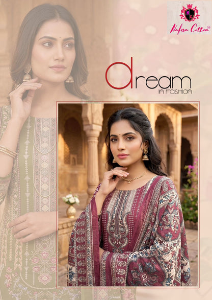 Esra Vol 12 Nafisa Cotton Karachi Salwar Suits Wholesale