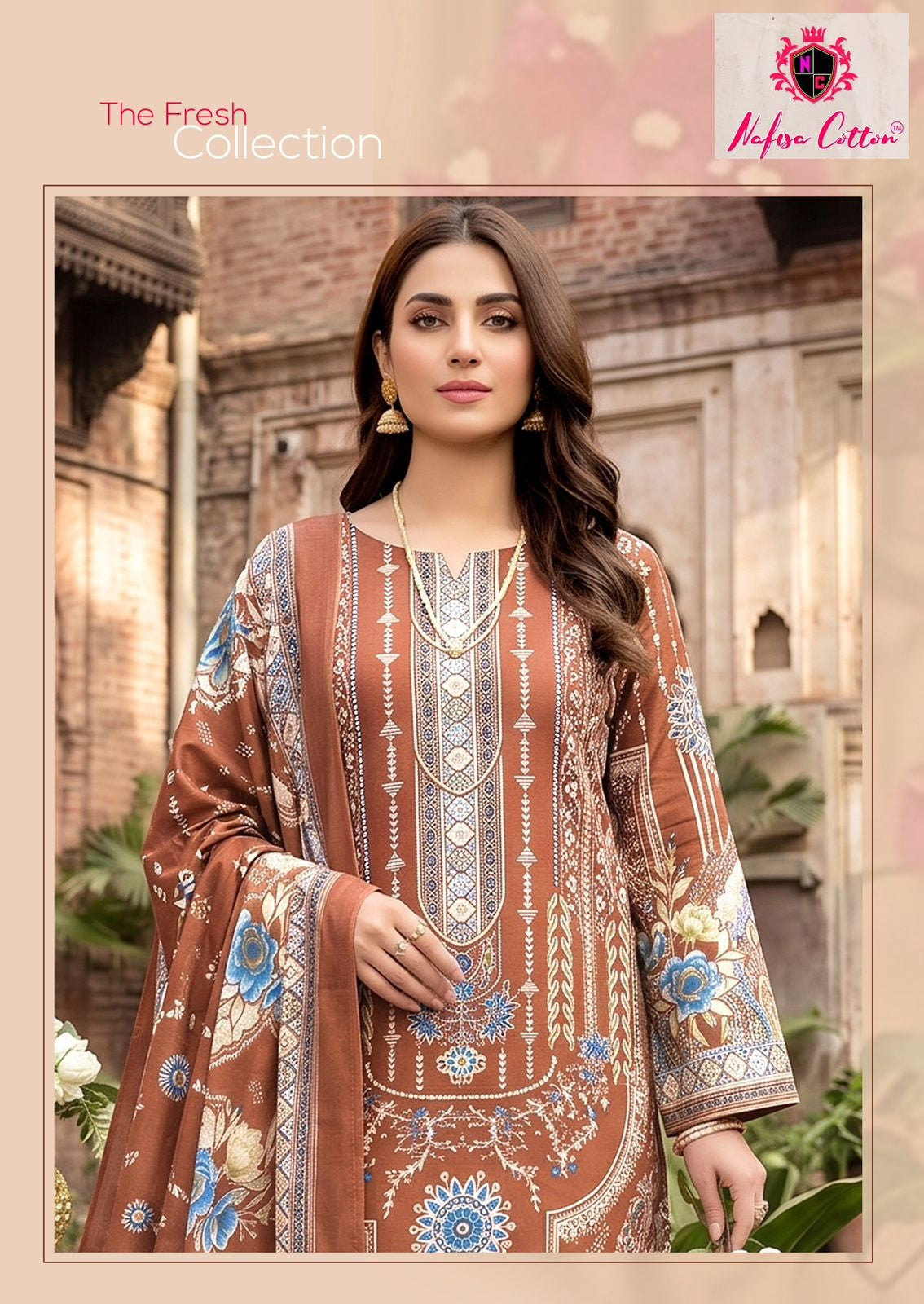 Esra Vol 12 Nafisa Cotton Karachi Salwar Suits Wholesale