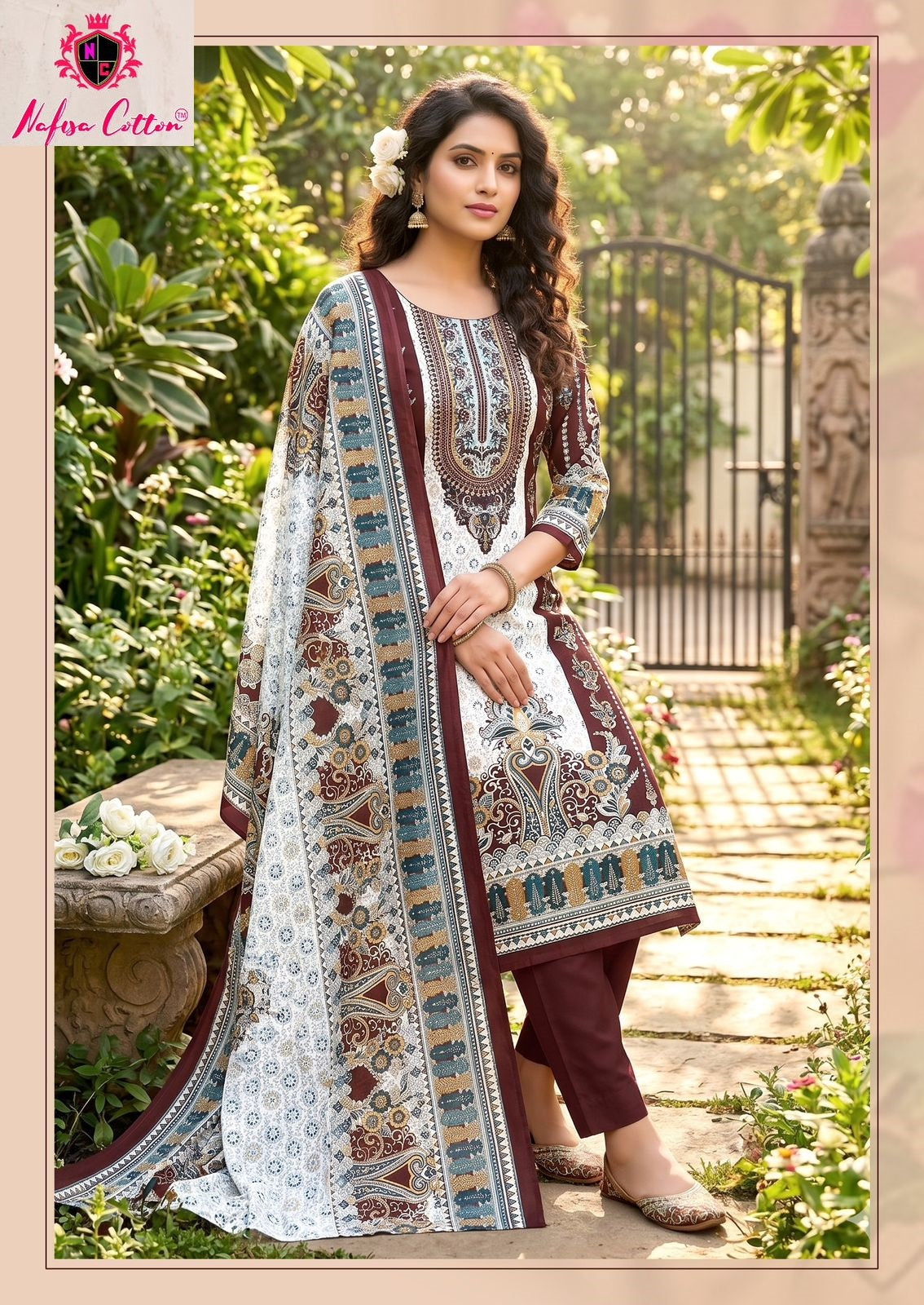 Esra Vol 12 Nafisa Cotton Karachi Salwar Suits Wholesale