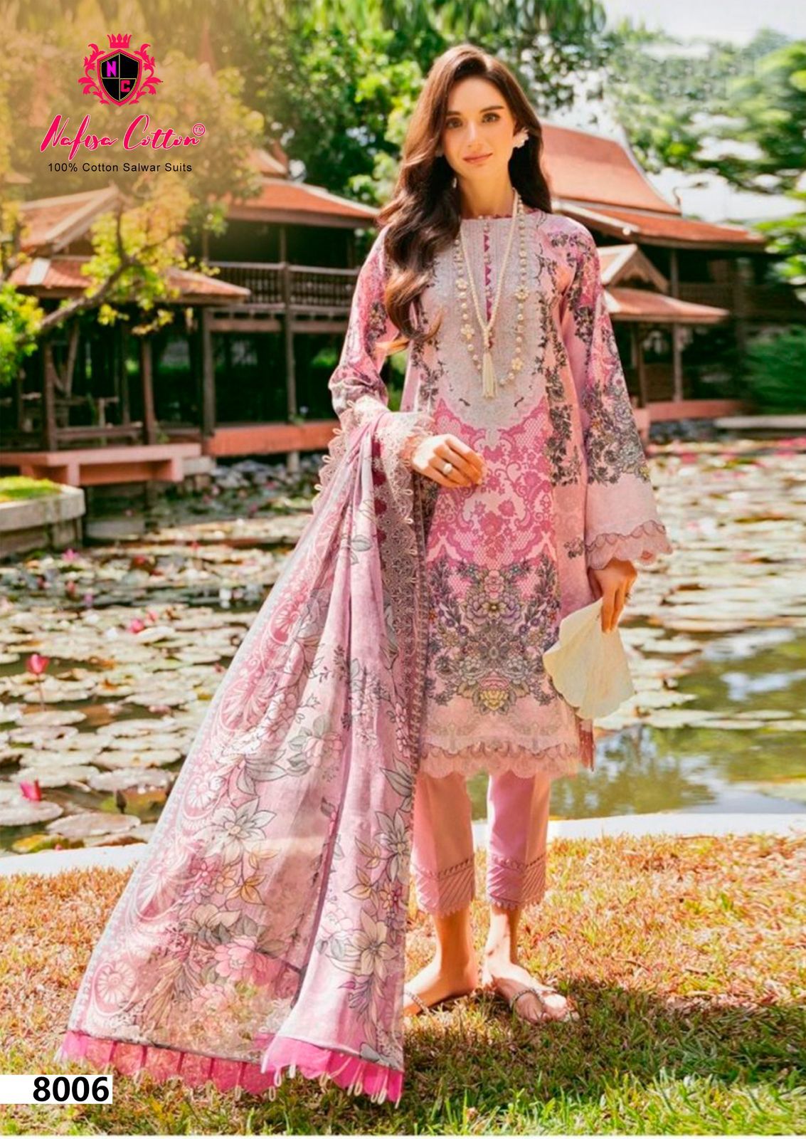 Esra Vol 8 Nafisa Cotton Karachi Salwar Suits Wholesale